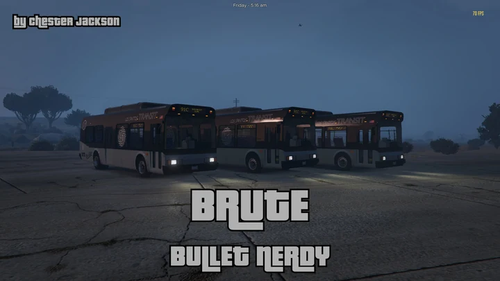 Набор автобусов Brute Bullet Nerdy