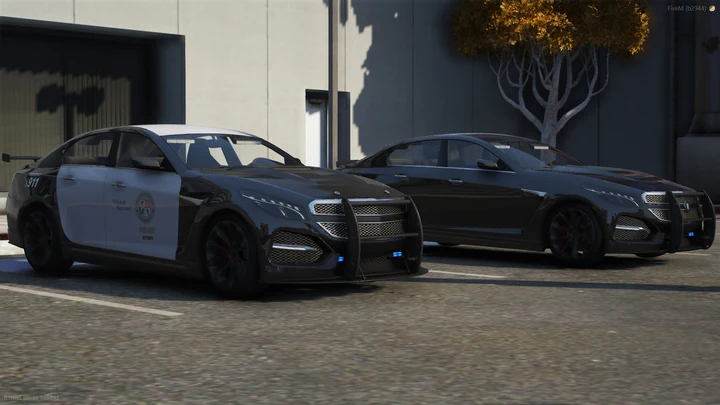 Полицейский Albany V-STR LSPD без маркировки [Add-On | Tuning | FiveM | LODs]