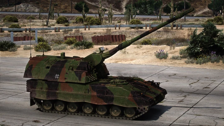 Самоходная гаубица Panzerhaubitze 2000 [Add-On | LOD]