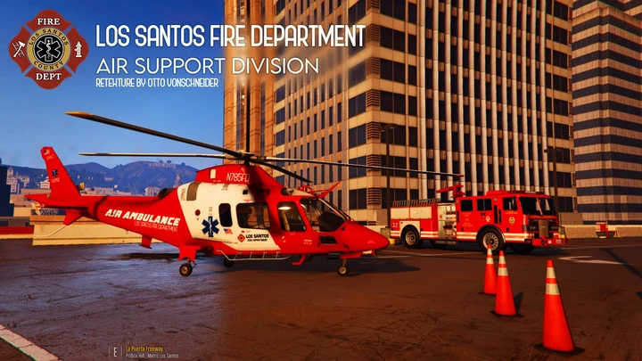 AugustaWestland AW109 Пожарного департамента Лос-Сантоса