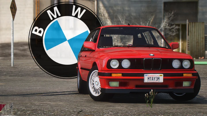 BMW E30 Touring 1989 [Add-On | Extras | VehFuncs V | Анимации]