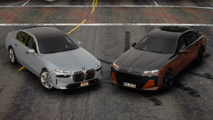 BMW i7 M70 и xDrive60L 2023 [Add-On]