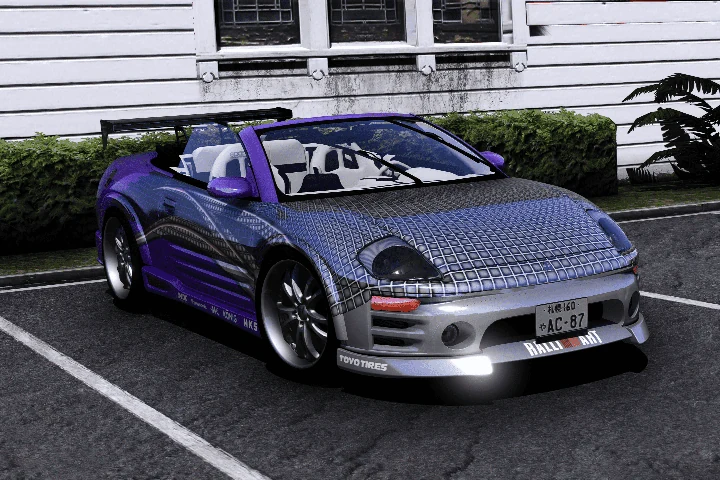 Mitsubishi Eclipse Spyder GTS Романа 2003 из 2 Fast 2 Furious [Add-On | Экстра | VehFuncs V]