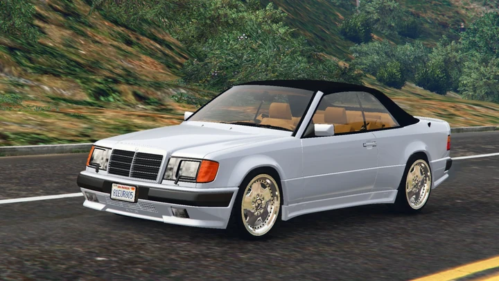 Mercedes-Benz 300CE-24 Cabrio AMG 1992 [Add-On | анимированная крыша]
