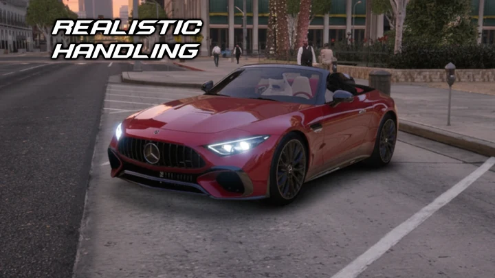 Реалистичное управление для Mercedes SL63 AMG 2022 от ElioMinati