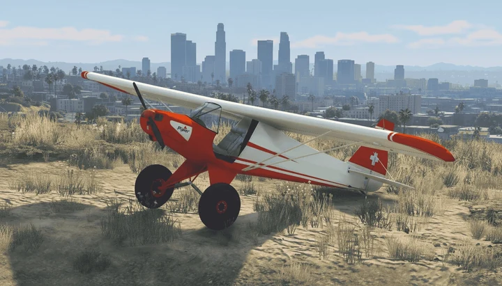 Легкий самолет Piper Cub [Add-On]