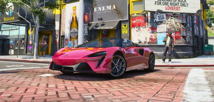 McLaren Artura Spider 2025 [Add-On | Анимированная крыша | Legacy | Enhanced]