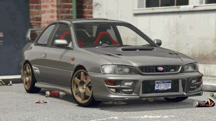 Subaru Impreza WRX Coupe 1999 [Add-On | Тюнинг | RHD | Звук]