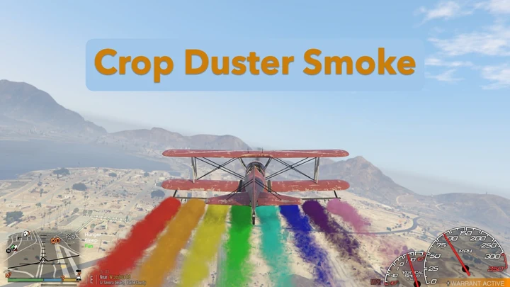 Цветной дым распылителя Crop Duster
