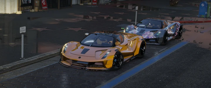Lotus Evija Widebody Concept [Add-On | FiveM | Анимированный спойлер | Динамическое освещение | Ливрея]