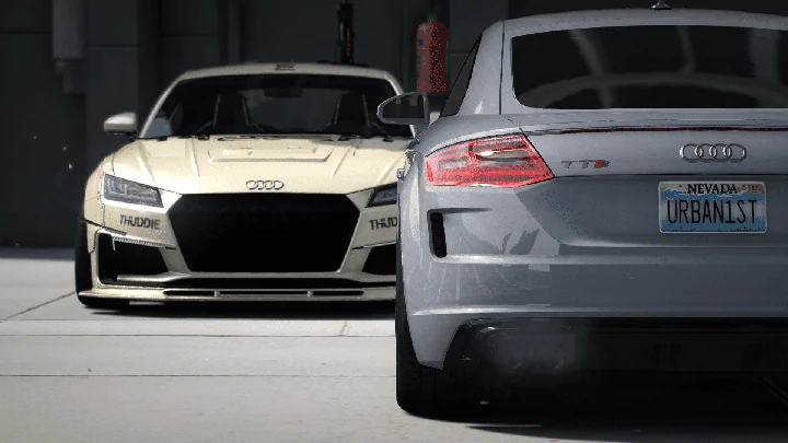 Audi TTS 2023 [Add-On | Тюнинг | Автоматический спойлер | Шаблон | Ливрея]