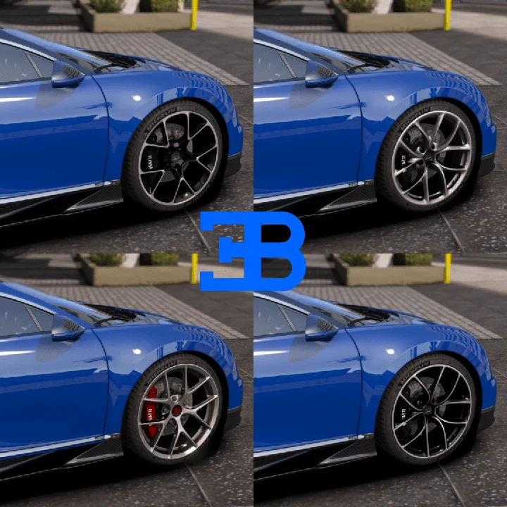 Колеса Bugatti Chiron 2016 [Replace]