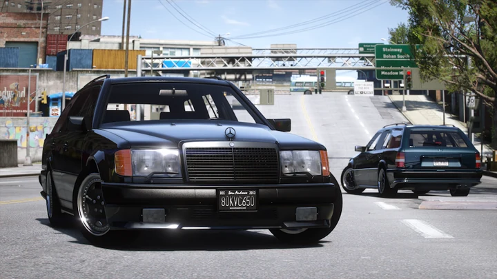 Mercedes-Benz AMG Hammer Wagon 1987 [Add-On | Extras | VehFuncsV | шаблон]