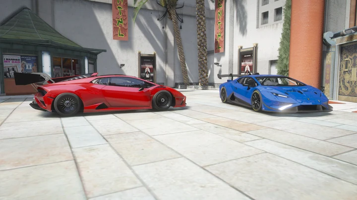 Набор Lamborghini Huracan Super Trofeo и EVO2 [Add-On]
