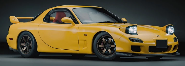 Настройки управления Mazda RX-7 Vsoreny