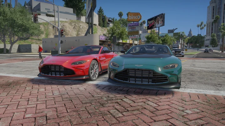 Aston Martin Vantage Roadster [Add-On | окраска интерьера | Extra]