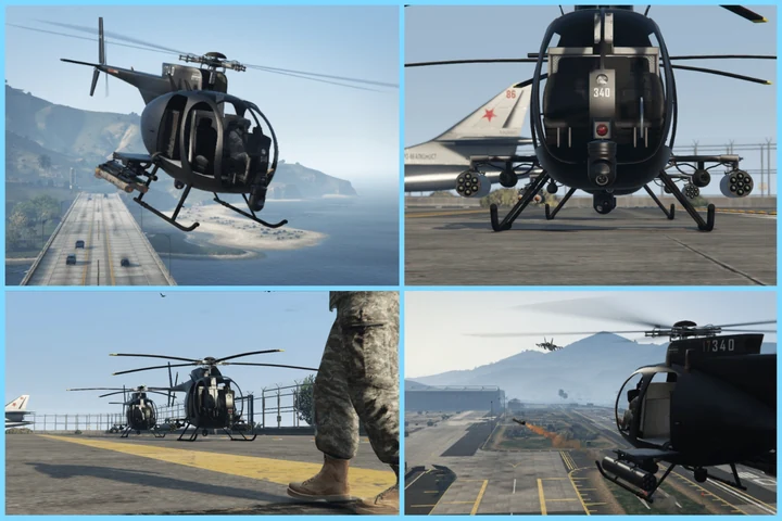 Ударный вертолёт Buzzard V2 [Add-On]