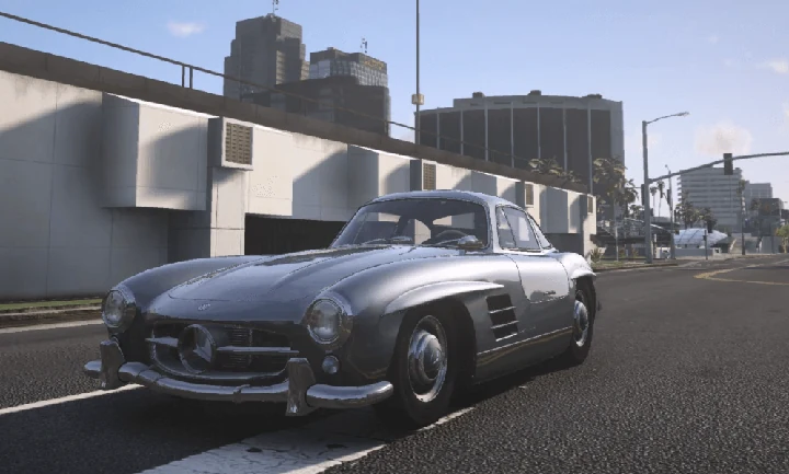 Быстрая физика для Mercedes-Benz 300 SL 1954