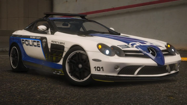 NFSHP: 2006 Mercedes-Benz SLR McLaren 722 Edition SCPD [Add-On / Звуки / Шаблон]
