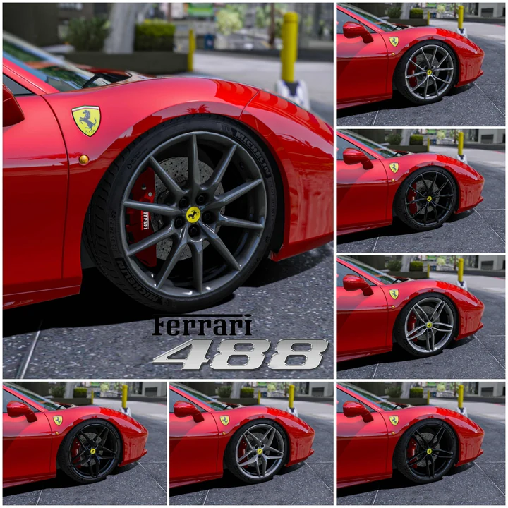 Диски Ferrari 488 GTB / Pista / Pista Spider [Replace]