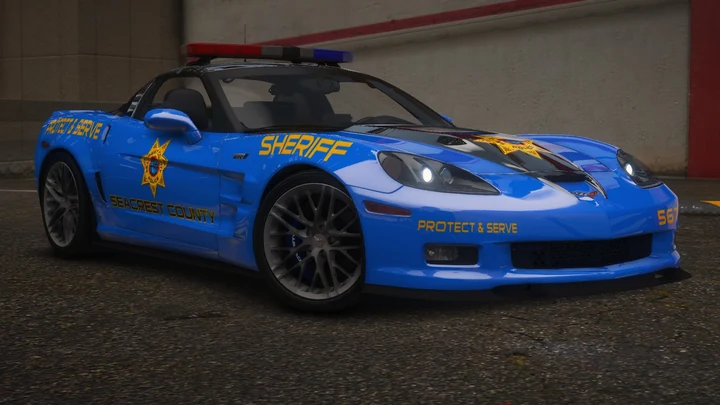 NFSHP: Chevrolet Corvette ZR1 SCPD 2009 [Add-On | Sounds | Template]