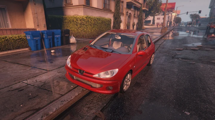 Peugeot 206 для GTA V Enhanced [Replace]
