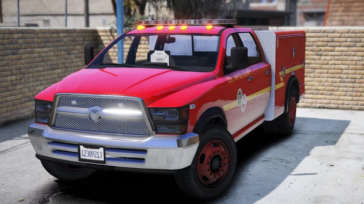 Bravado Bison Squad пожарной службы округа Los Santos [Add-On]