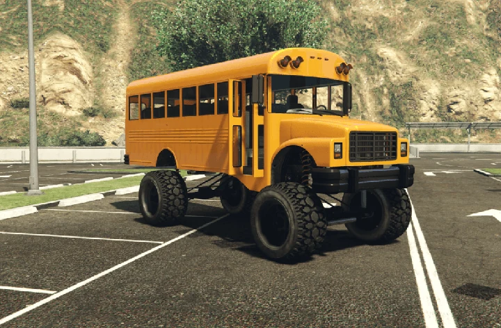 Внедорожный школьный автобус [Add-On / FiveM | тюнинг | LOD | ливреи]