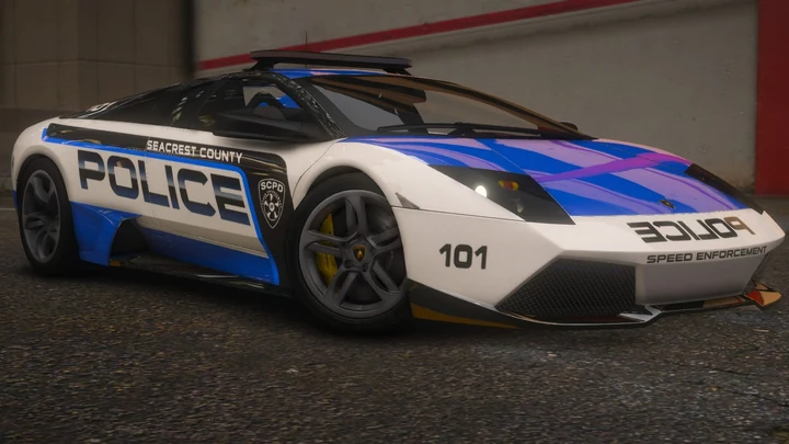 NFSHP: Lamborghini Murciélago LP 640 SCPD 2006 [Add-On | звуки | шаблон]