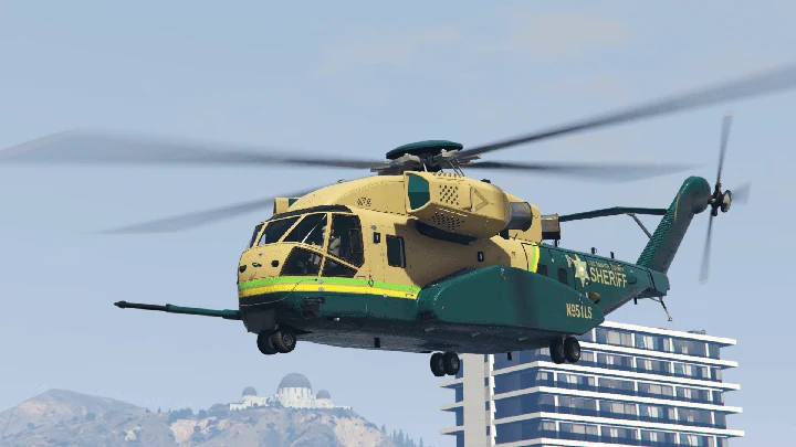Buckingham DH-7 Iron Mule шерифа LSSD [Add-On | Шаблон]