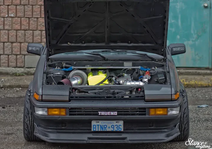 Звук тюнингованного двигателя Toyota AE86 4A-GE Turbo [Add-On / FiveM]