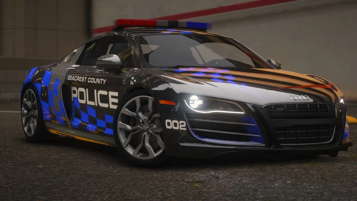 NFSHP: Audi R8 5.2 FSI quattro SCPD 2010 [Add-On / NON-ELS / Sounds / Template]