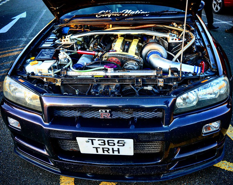 Звук двигателя Nissan Skyline R34 I6 [Add-On / FiveM | Звук]