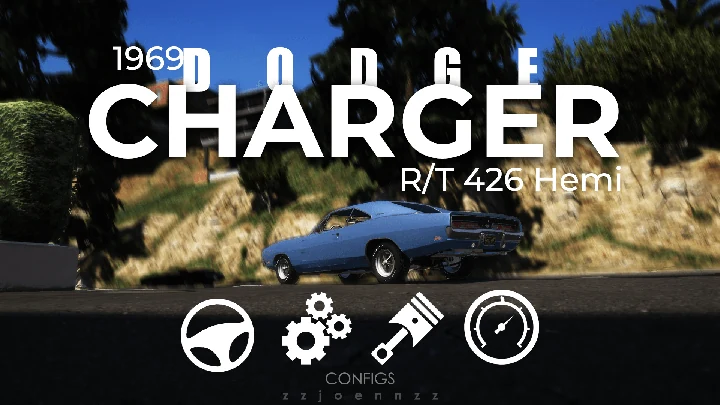 Управление и конфигурации для Dodge Charger R/T 426 Hemi 1969 | Для руля