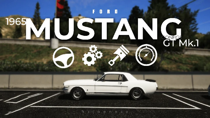 Управление и конфигурации для Ford Mustang GT Mk.1 1965 | Для руля
