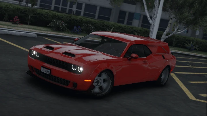 Катафалк Dodge Challenger SRT 2018 [Add-On | Номера | Extras | Ливрея | Шаблон]