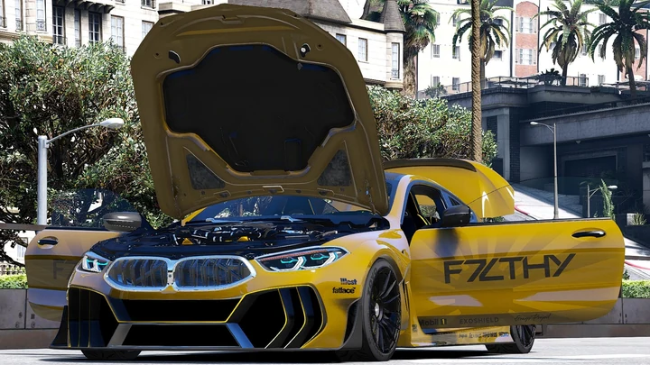 Кастомный широкофюзеляжный BMW M8 Competition [Add-On]