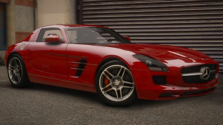 Mercedes-Benz SLS AMG 2010 из NFS Hot Pursuit [Add-On | VehFuncs V | Шаблон]