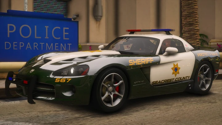 NFSHP: Dodge Viper SRT-10 SCPD 2008 [Add-On | Non-ELS | Sounds | Template]