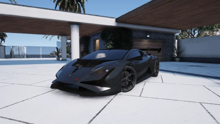 Lamborghini Huracan Super Trofeo EVO2 с карбоновой ливреей [Add-On]