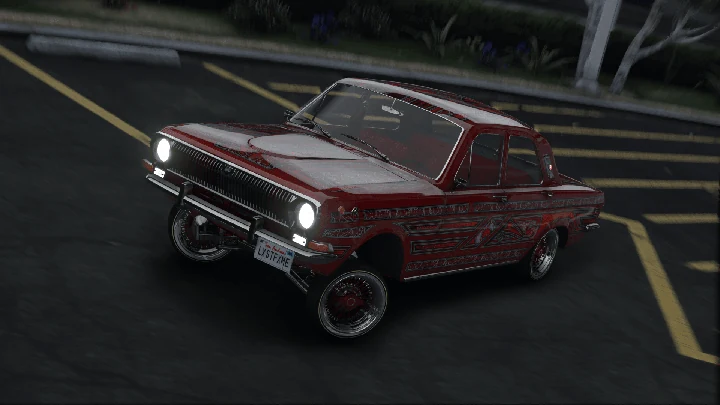 ГАЗ-24 Lowrider 1970 [Add-On | Plates | Extras | Livery | Template]