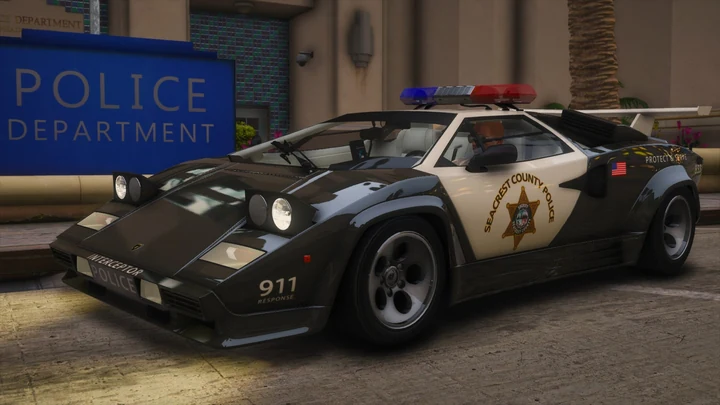 NFSHP: Lamborghini Countach 5000QV SCPD 1985 [Add-On | Non-ELS | Sounds | Template]