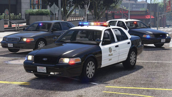 Ford Crown Victoria Police Interceptor 2008 LSPD/LAPD [Add-On/Replace | DLS/non-ELS]