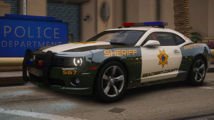 NFSHP: Chevrolet Camaro SS SCPD 2010 [Add-On | NON ELS | Звуки | Шаблон]