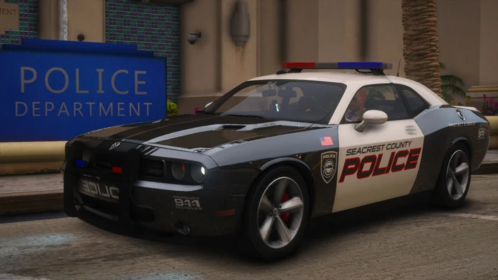 NFSHP: Dodge Challenger SRT8 SCPD 2010 [Add-On | NON ELS | Звуки | Шаблон]