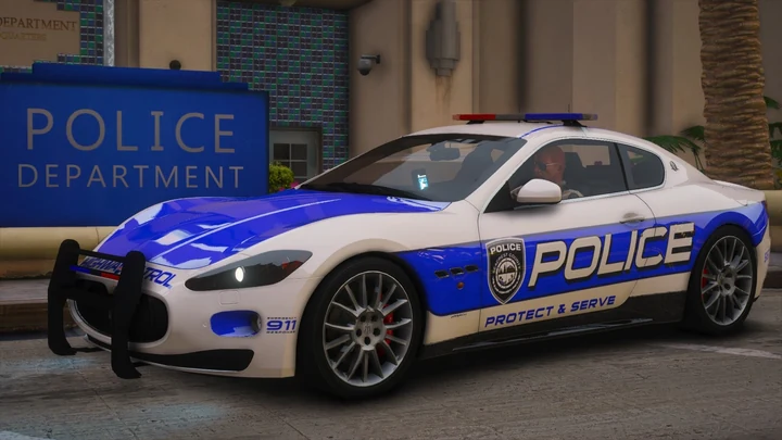 NFSHP: Maserati GranTurismo S SCPD 2009 [Add-On | NON ELS | Звуки | Шаблон]
