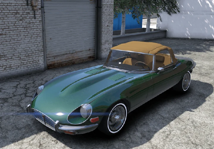 Jaguar E-Type S2C Convertible 1971 года [Add-On]