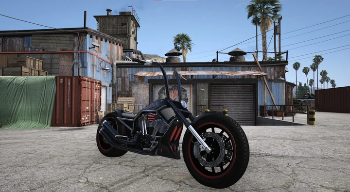 Western NightBlade Custom с высоким рулём [Add-On | FiveM]