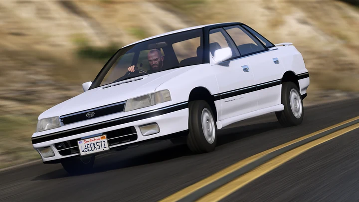 Subaru Legacy BC5 1990 [Add-On / LODs / шаблон / ливреи / тюнинг]
