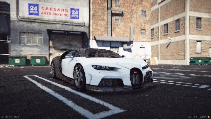 Настройки управления для Bugatti Super Sport 2023
